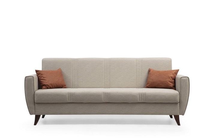 Atelier Del Sofa Zaden - Sofá cama de 3 plazas Beige Atelier Del Sofa Zaden - Sofá cama de 3 plazas Beige